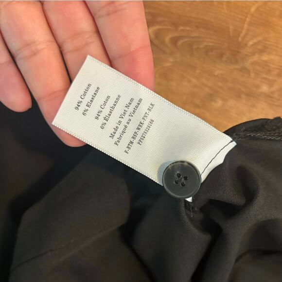 NWOT Everlane The Bi-Stretch Work Pant In Black Size 0 - Picture 4 of 6